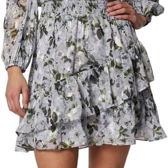 NWT Laundry by Shelli Segal Flounce-Hem A-Line Dress Size 16 - Picture 3 of 8